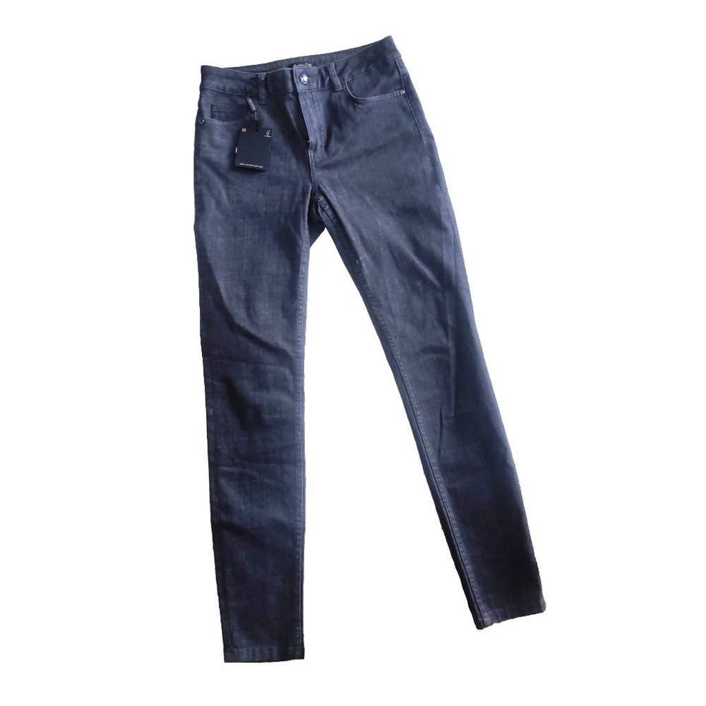 Massimo Dutti Grey Skinny Jeans Stretch High Waist
